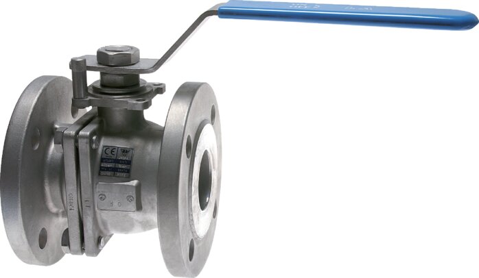 Exemplary representation: Stainless steel flanged ball valve