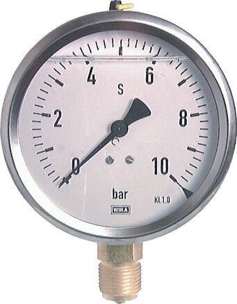 Exemplary representation: Vertical glycerine manometer